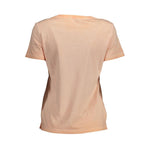 Guess Jeans Pink Cotton Women T-Shirt GU-37042-XS