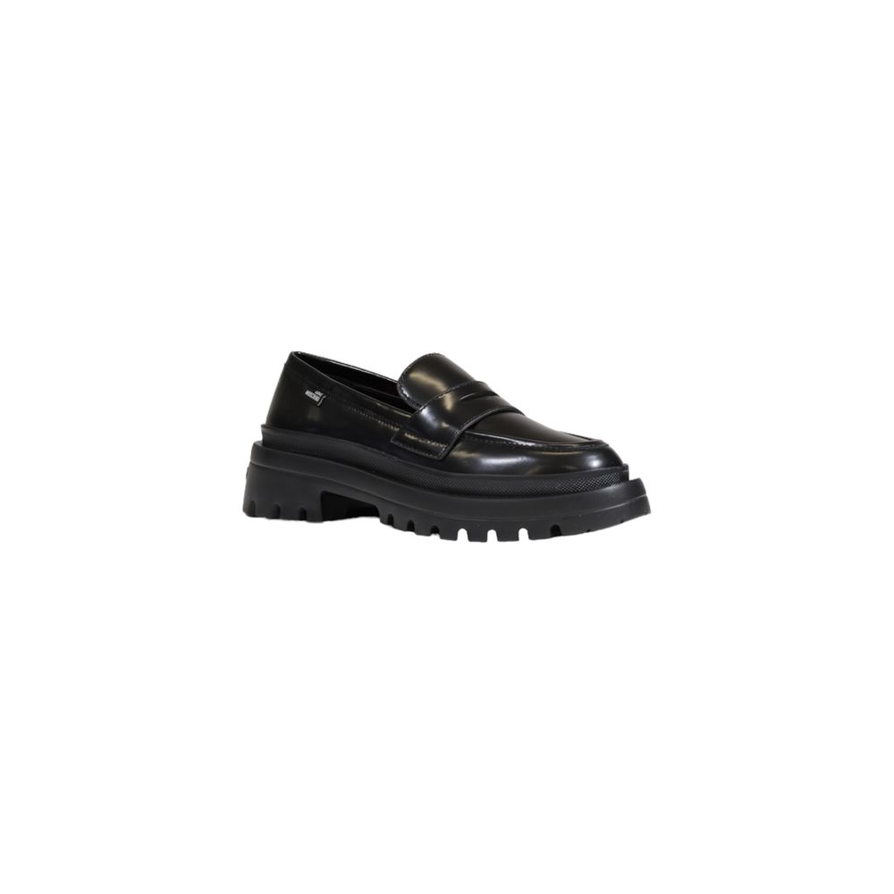 Love Moschino Black Polyethylene Platform Pumps