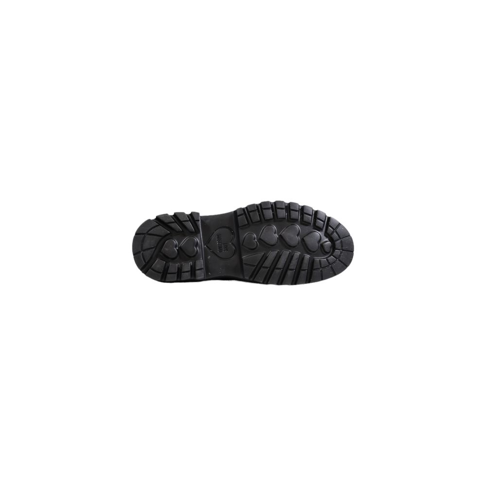 Love Moschino Black Polyethylene Platform Pumps