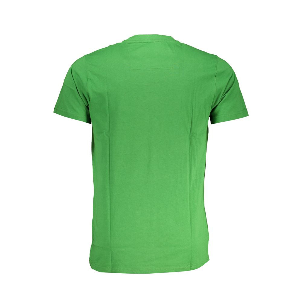 Cavalli Class Green Cotton T-Shirt CA-28474-L