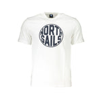 North Sails White Cotton T-Shirt NO-27951-S