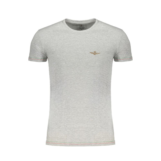 Aeronautica Militare Brown Cotton Men T-Shirt