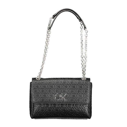 Calvin Klein Black Polyester Handbag