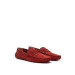 Bally Bordeaux Leather Moccassin BA-239666720011036-EU42/US9