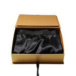 Dolce & Gabbana Black Silk Regular Men Boxer Shorts Underwear