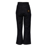 Dolce & Gabbana Blue Cotton High Waisted Flared Denim Jeans