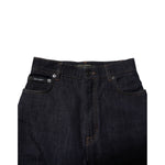 Dolce & Gabbana Blue Cotton High Waisted Flared Denim Jeans
