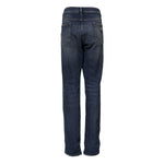 Dolce & Gabbana Blue Cotton Mid Waisted Straight Denim Jeans PAN76404-56