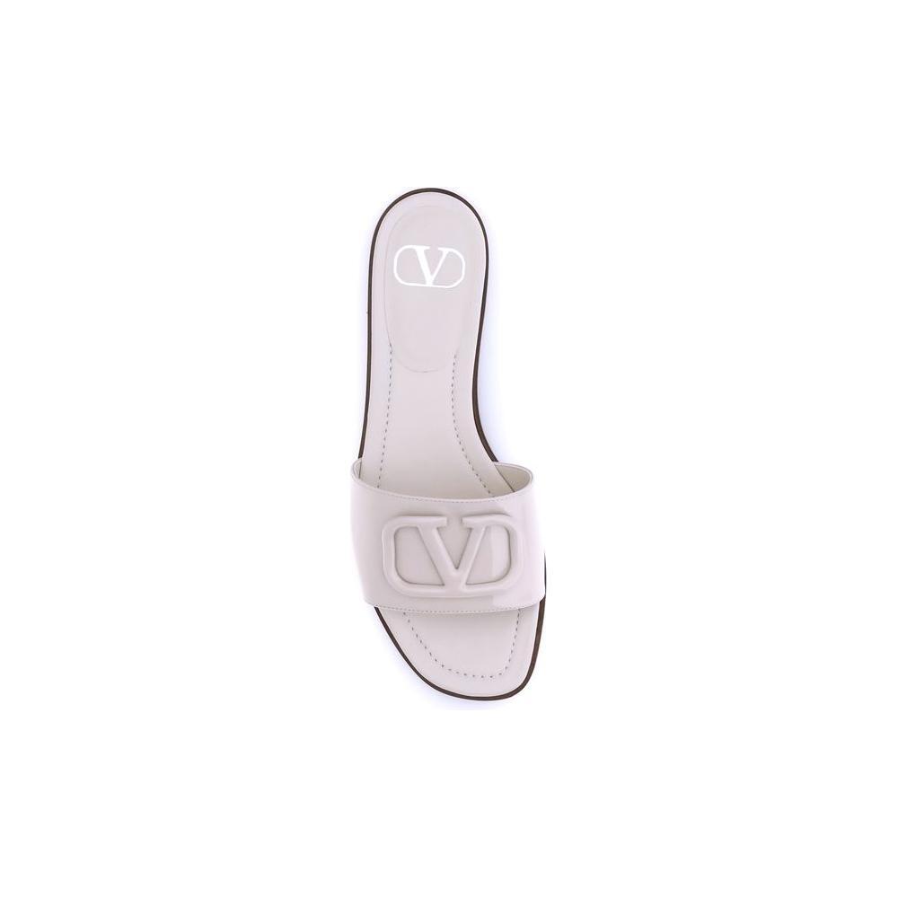 Valentino Garavani Patent leathe VLogo slide Sandals VA-7W2S0BD5TMKI16-EU36/US6
