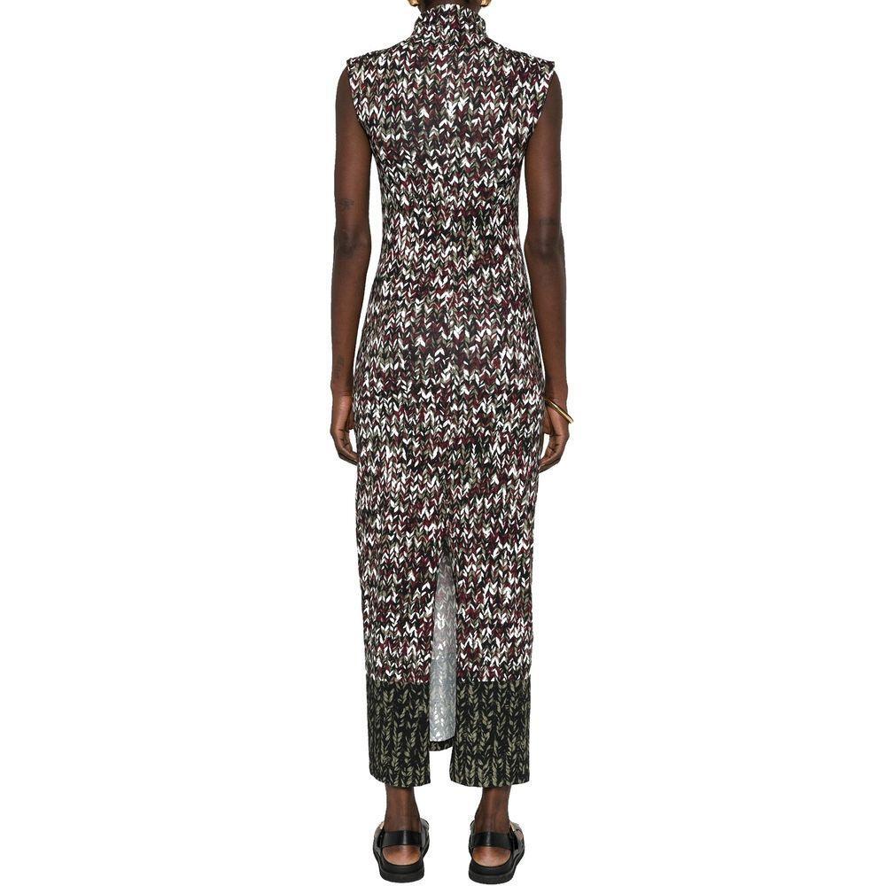Loewe Knit-Print Long Dress LO-8735509643476-M