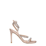Stuart Weitzman Pink Satin Stiletto Heels Sandals