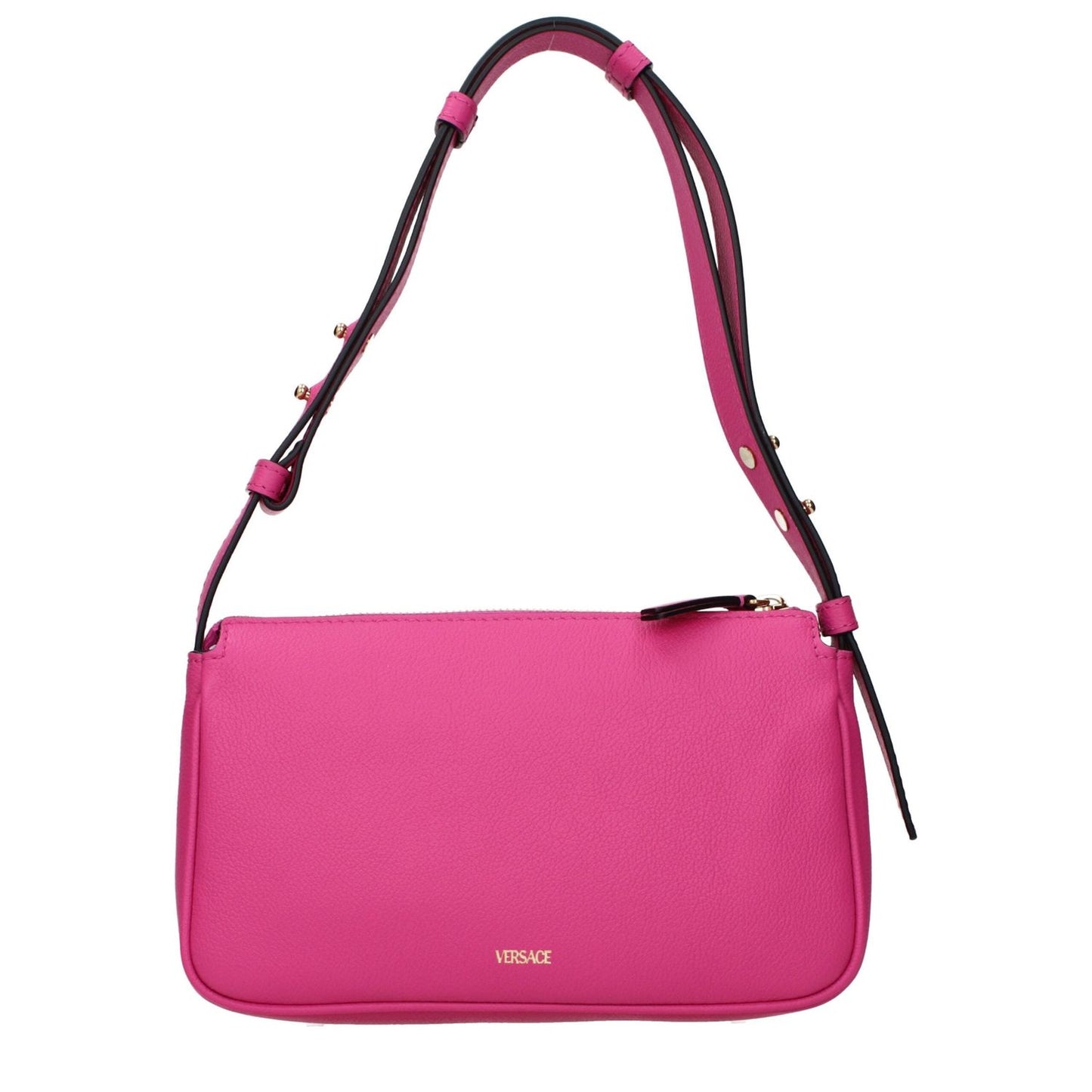 Versace Pink Leather Shoulder Bags VE15191622910217BT