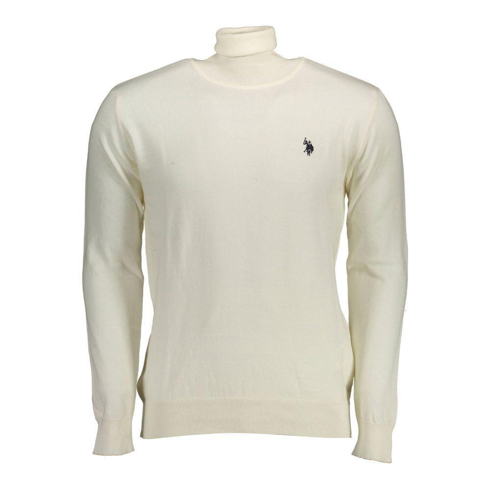 U.S. POLO ASSN. White Cotton Sweater US-16834-XL