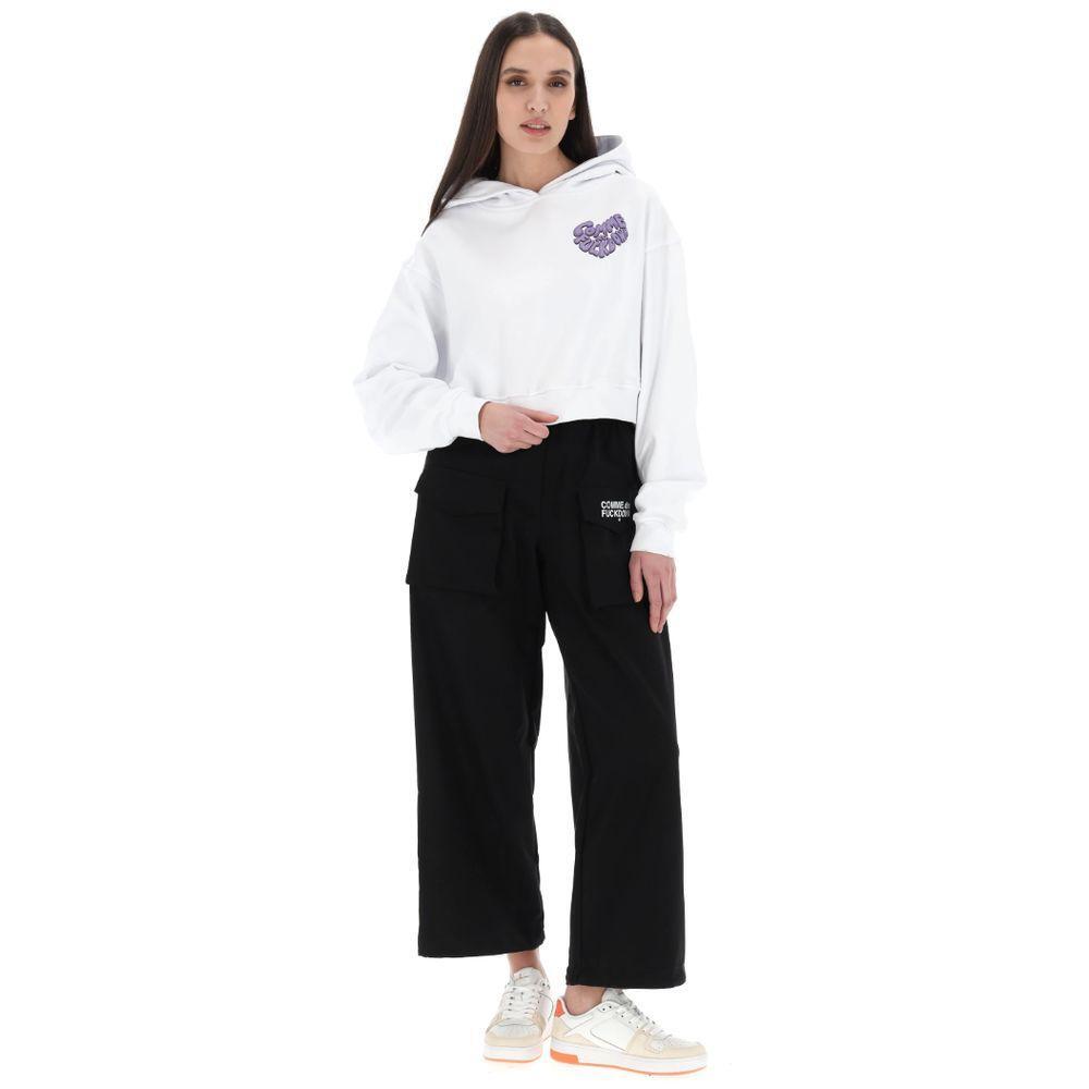 Comme Des Fuckdown White Cotton Sweater CO-15893-XS