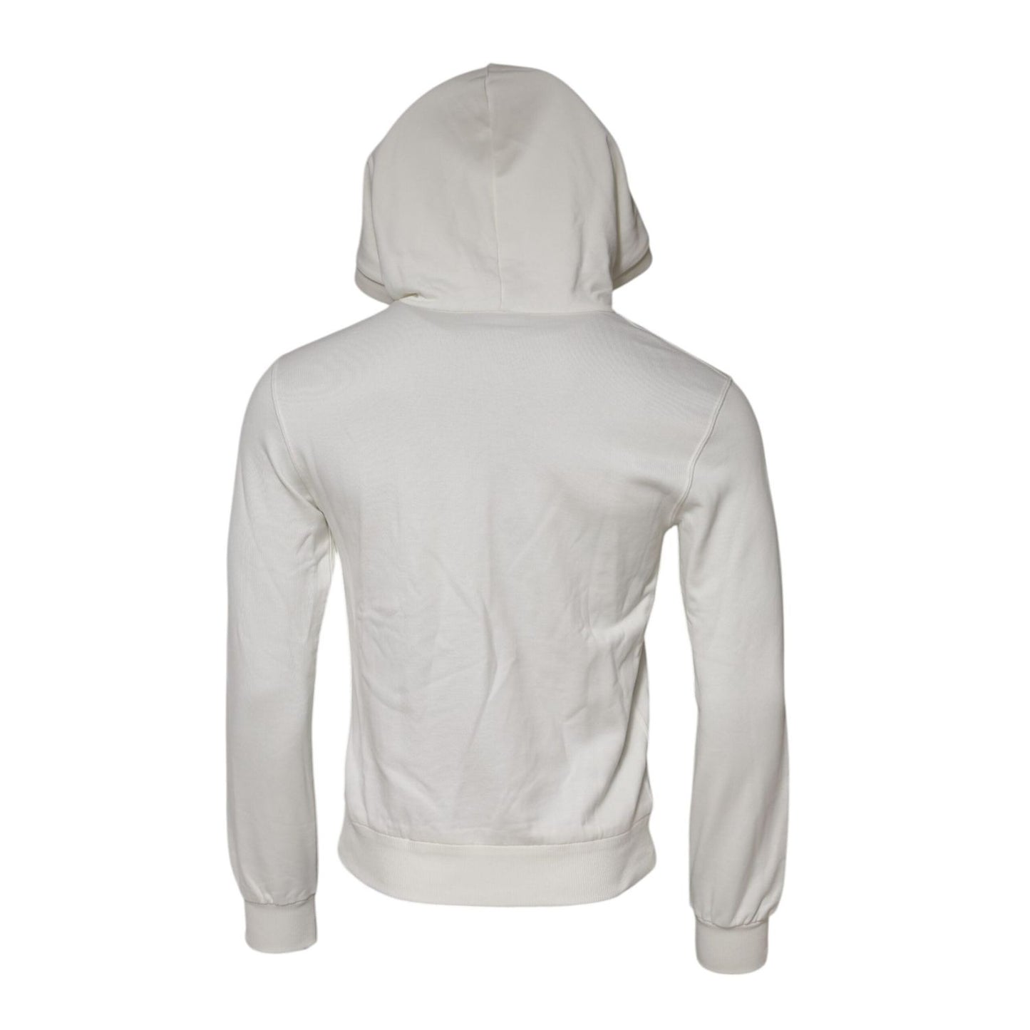 Dolce & Gabbana White King Caesar Hooded Sweatshirt Sweater TSH90754-44