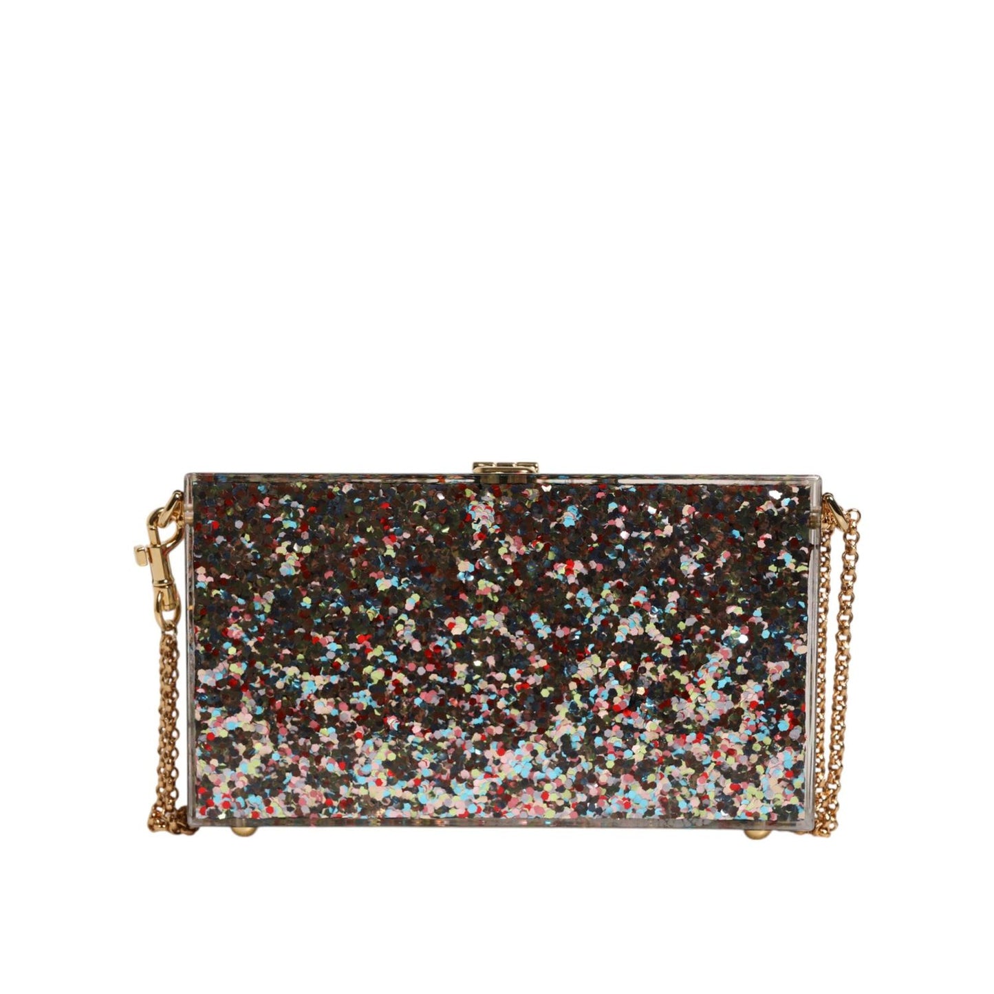 Dolce & Gabbana Multicolor PurseBox Fashion Sinner Glitter Crossbody Bag BAG4720