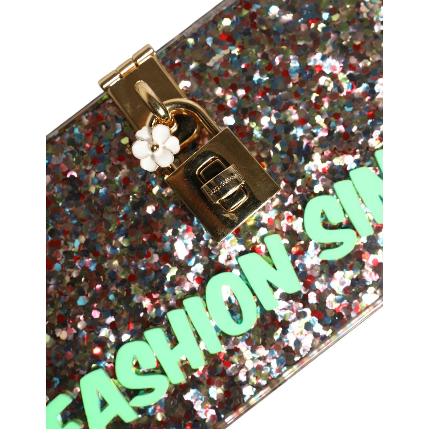 Dolce & Gabbana Multicolor PurseBox Fashion Sinner Glitter Crossbody Bag BAG4720