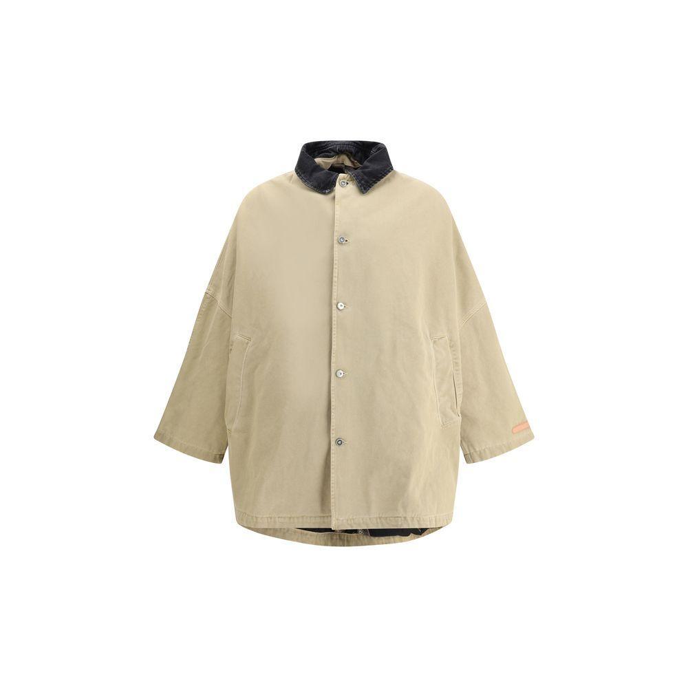 PDF Channel Oversized cotton Jacket PD-DFM09031GF059SANDSAND-S