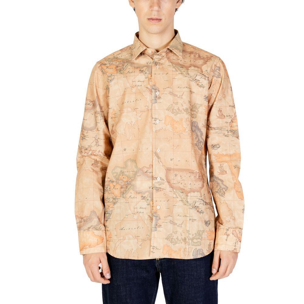 Alviero Martini Prima Classe Beige Polyester Shirt AL-15621700309-44