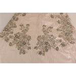 Dolce & Gabbana Beige Sequined Flower Flare Ball Gown Dress DR1687-42