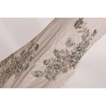 Dolce & Gabbana Beige Sequined Flower Flare Ball Gown Dress DR1687-42