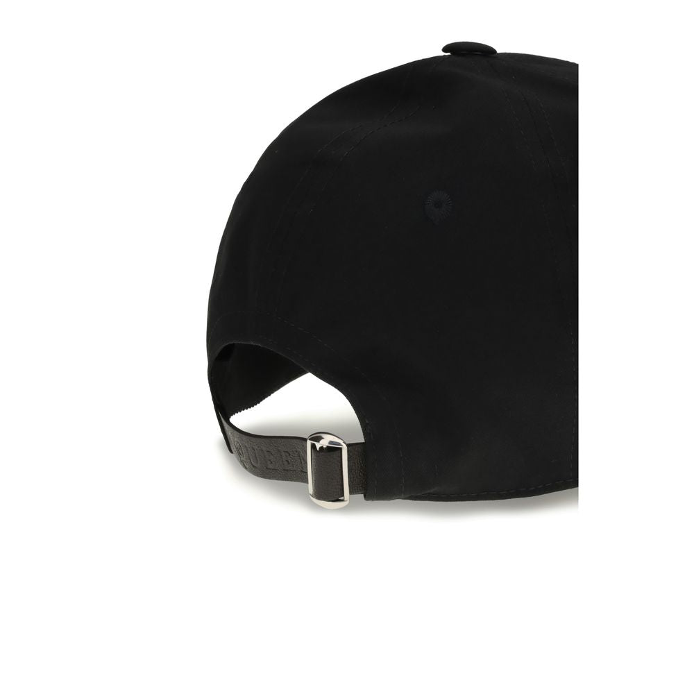 Alexander McQueen Black Cotton Cap (Baseball Hat)