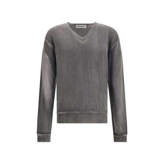 Our Legacy Gray Linen Sweatshirt