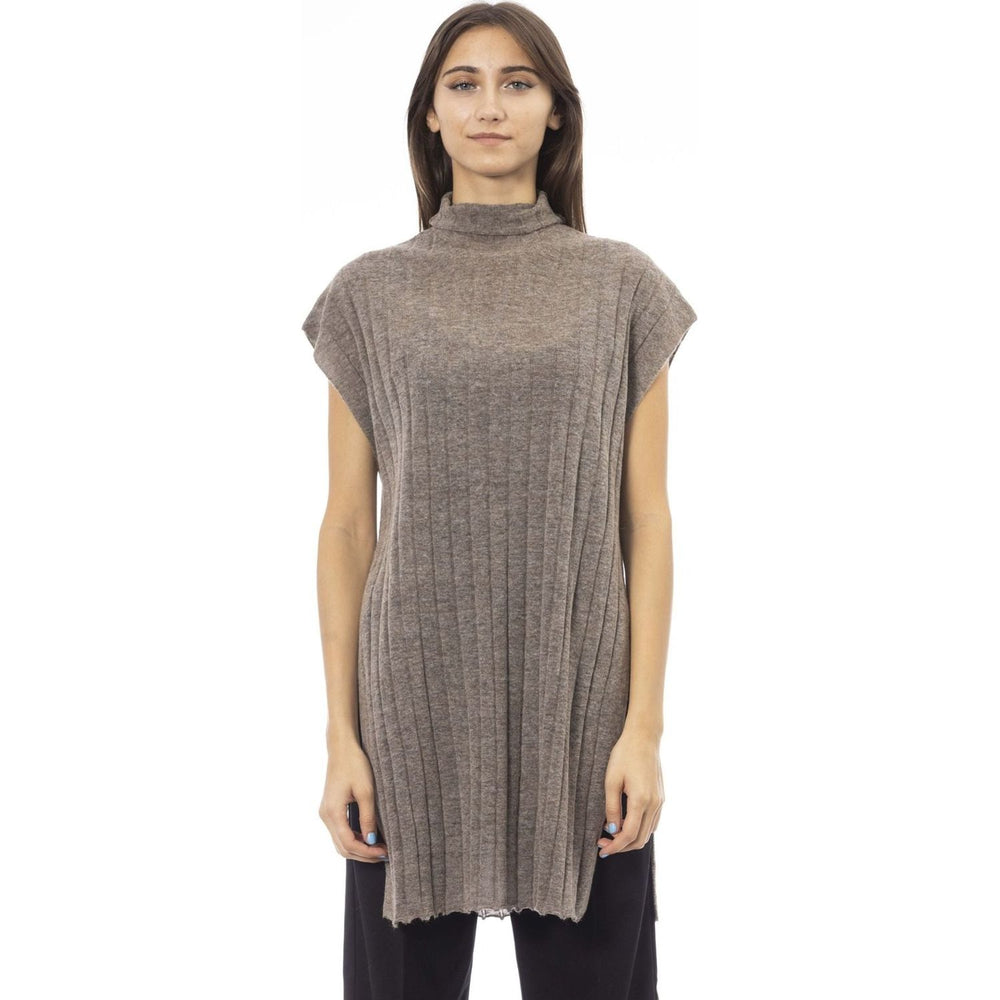 Alpha Studio Sweaters AD8605H_5182GREIGE:401218