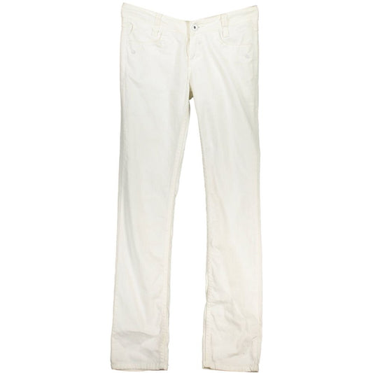 Blend White Cotton Women's Jeans