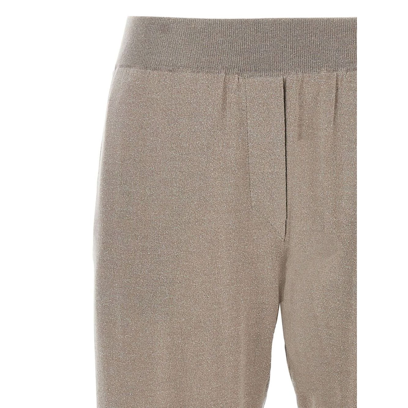 Brunello Cucinelli Lurex-detail trousers Trousers