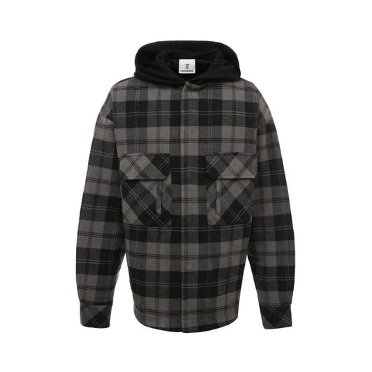 Diego Venturino Gray Cotton Men's Jacket