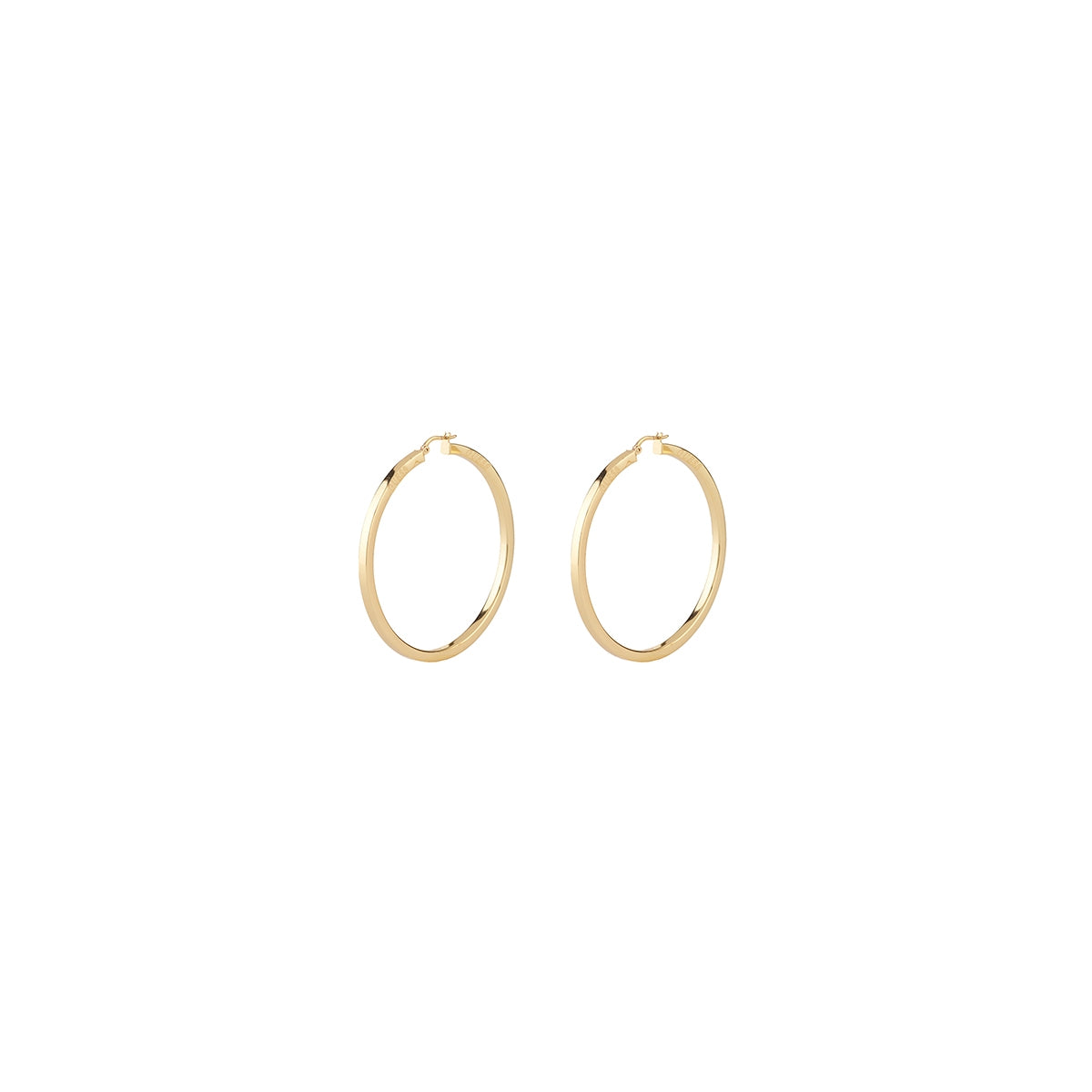 Elegant gold hoop earrings from GUESS JEWELS JEWELRY Mod. JUBE04200JWYGT-U collection.