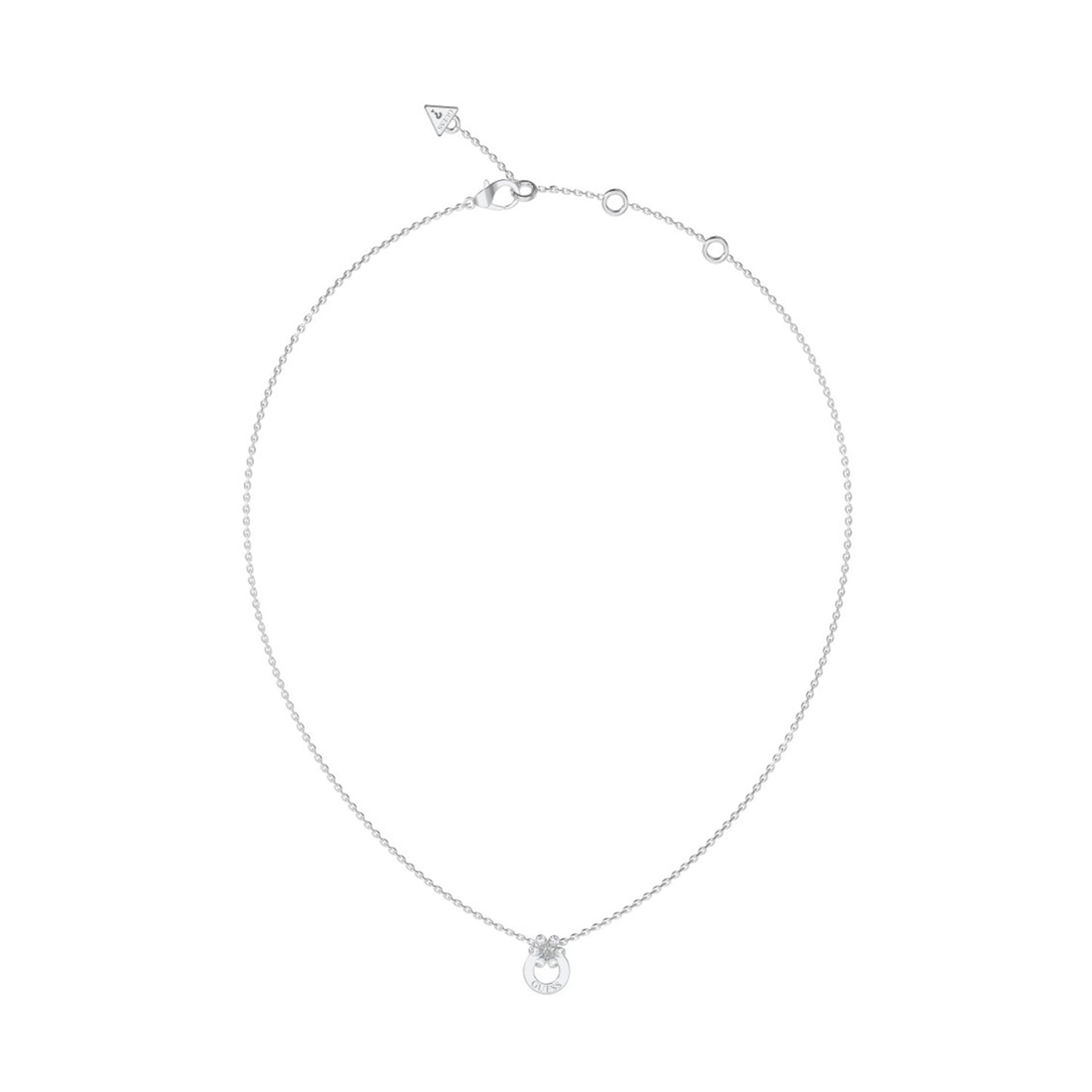GUESS JEWELS JEWELRY Mod. JUBN05107JWRHT-U silver necklace with elegant design