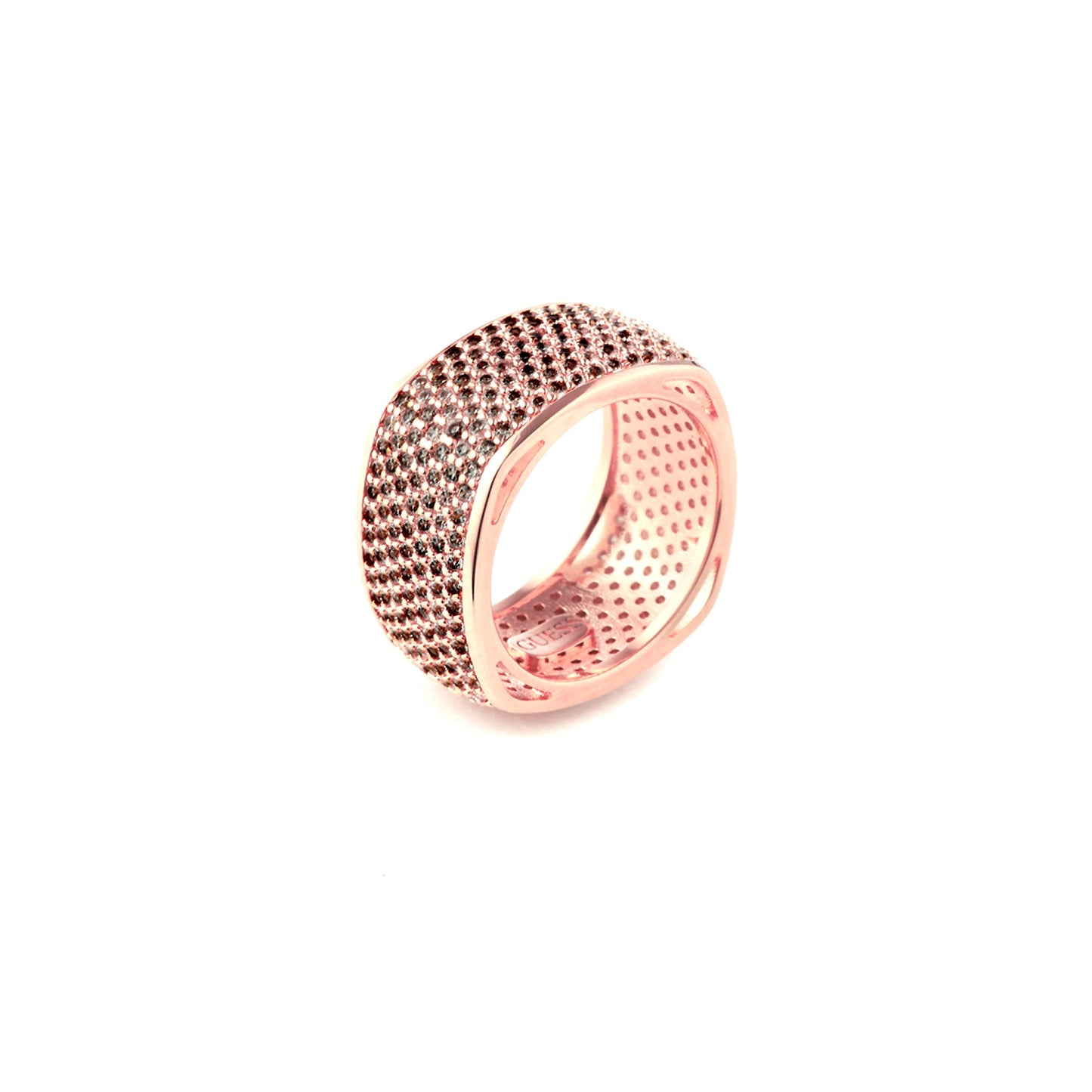 GUESS JEWELS JEWELRY Mod. JUBR04674JWRGBK54 stylish rose gold ring
