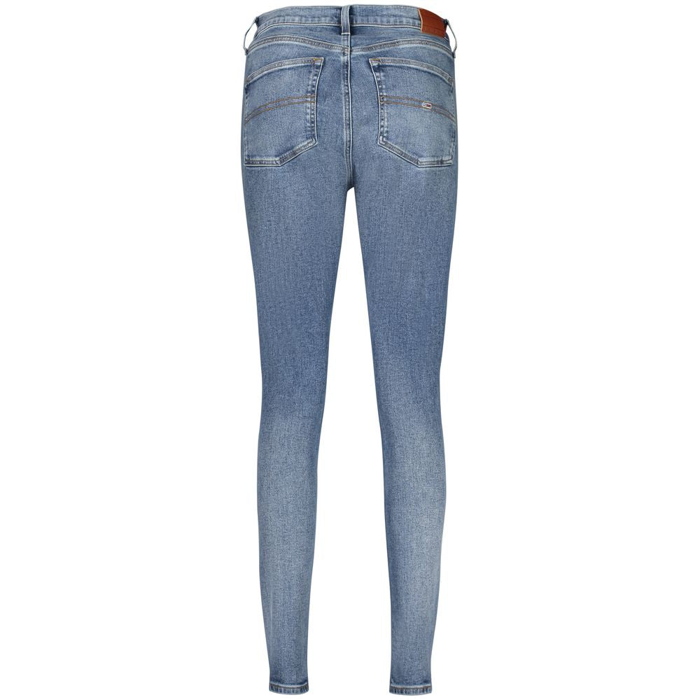 Tommy Hilfiger Blue Cotton Women Jeans TO-38454-W25 | L30