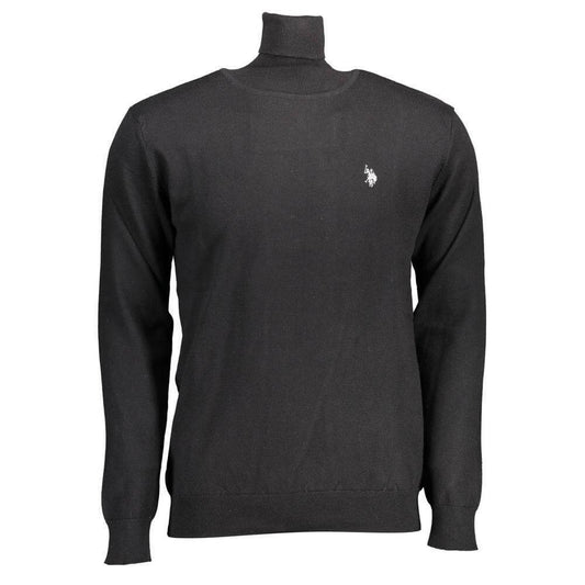 U.S. POLO ASSN. Black Cotton Sweater