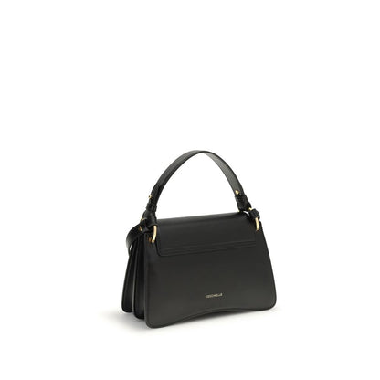 Coccinelle Black Calf Leather Bos Taurus Shoulder Bag