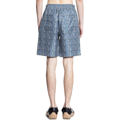 Fendi Blue Silk Knee Length