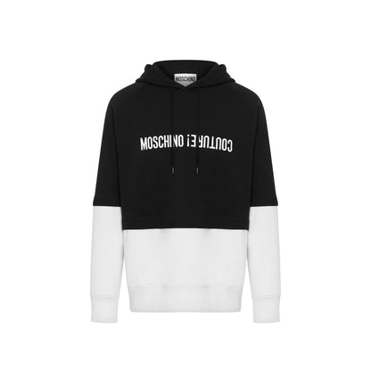 Moschino Black Cotton Sweatshirt 1728,75611013280,Black,Clothing,L,M,Men,Moschino,New with tags,Sweaters - Clothing,Sweatshirts - Sweaters - Clothing
