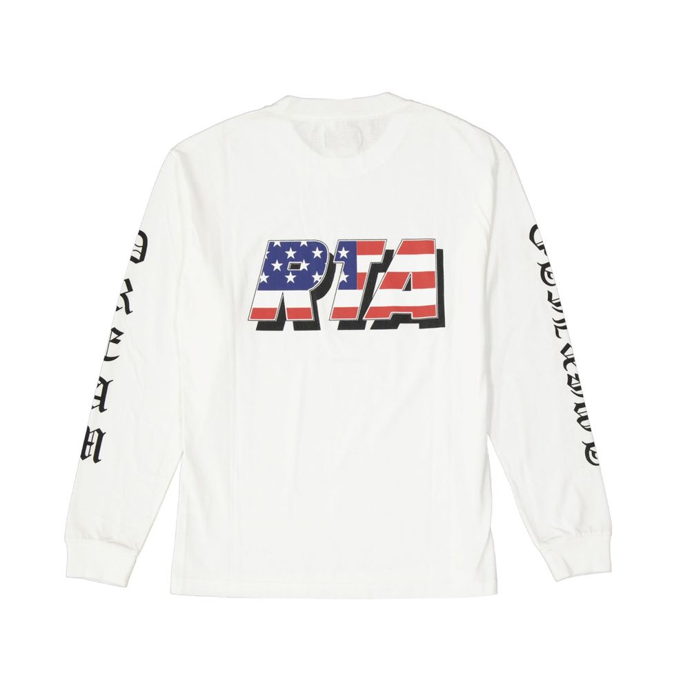 RtA White Cotton T-Shirt