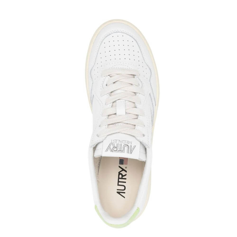 Autry White Leather Sneakers