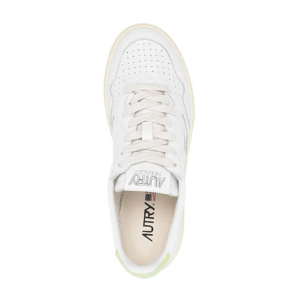 Autry White Leather Sneakers