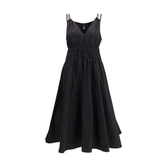 PINKO Black Cotton Casual Dress 1728,72470364320,Black,Casual - Dresses - Clothing,Clothing,Dresses - Clothing,IT38 | S,IT40 | M,IT42 | L,Long - Dresses - Clothing,New with tags,PINKO,Sleeveless - Dresses - Clothing,Women