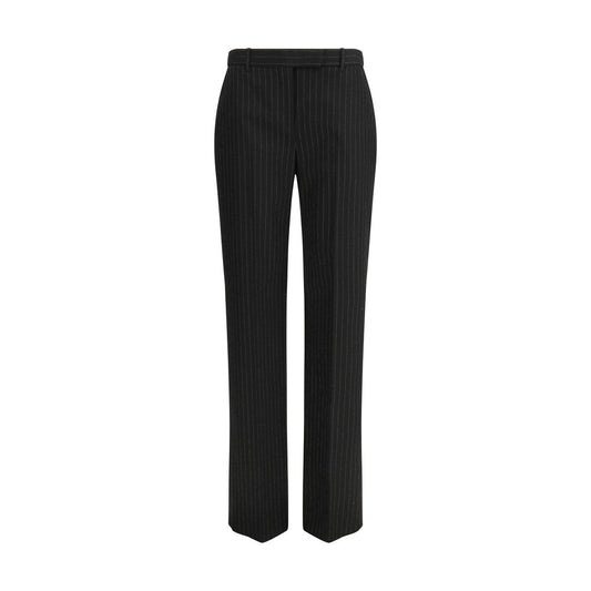 Alexander McQueen Black Wool Oves Aries Dress Pants