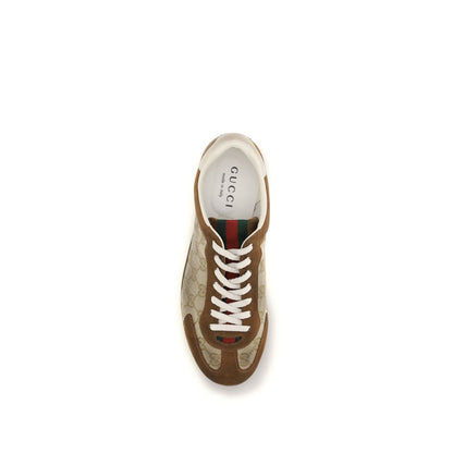 Gucci Brown Calf Leather Bos Taurus Sneakers 1728,72470364320,Brown,EU39.5/US6.5,EU39/US6,EU40.5/US7.5,EU40/US7,EU41/US8,EU42/US9,EU43/US10,Gucci,Men,New with tags,Shoes,Sneakers - Shoes