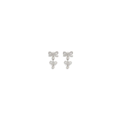 Self-Portrait Silver Brass Earrings