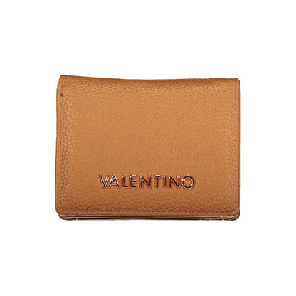 Mario Valentino Brown Polyurethane Women's Wallet