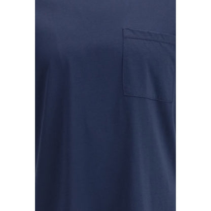 Cruna Blue Cotton T-Shirt