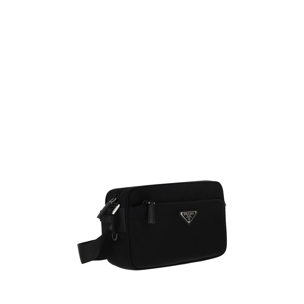 Prada Black Recycled Polyamide Shoulder Bag