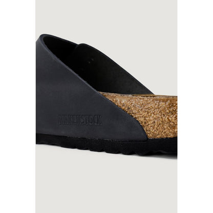 Birkenstock Black Synthetic Flat Sandals
